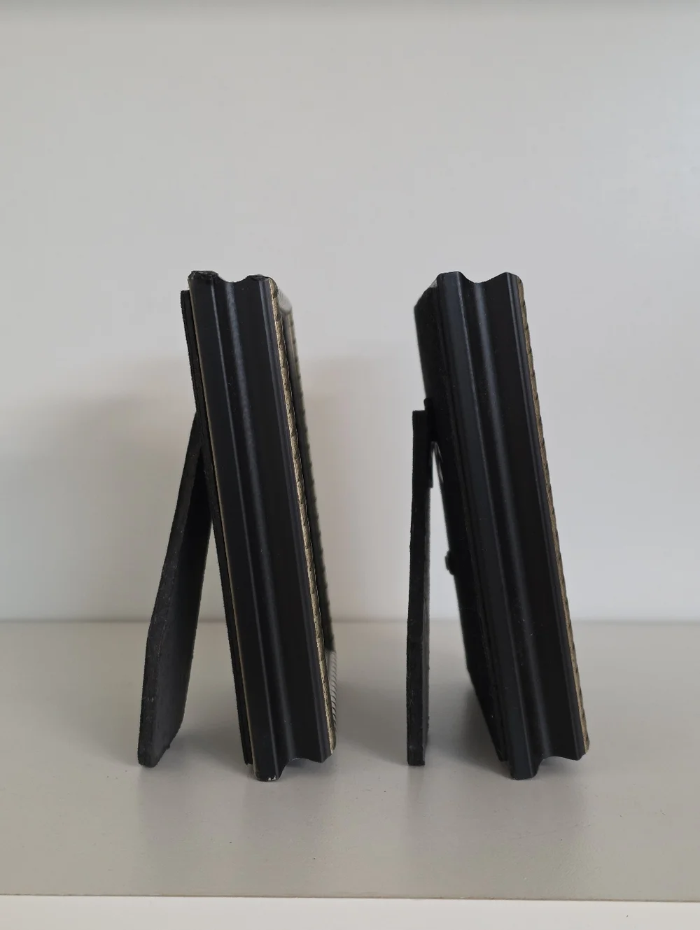 JCPenney Home Collection Pair Of Black Wood Frames w/Gold Rope Detail